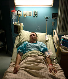 A man in need of a catastrophic injuries attorney in Bristol, PA